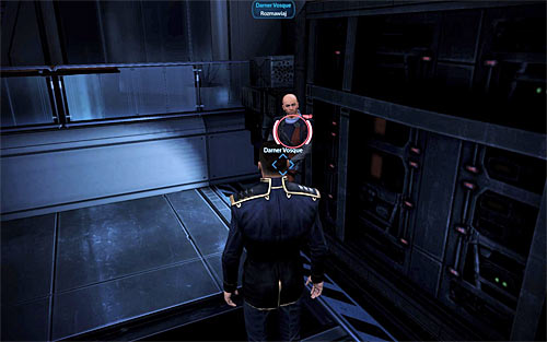 You can begin this mission after meeting with Aria TLoak in [Citadel: Purgatory Bar] and it concerns convincing the Blue Suns to support the war with the Reapers - Mass Effect 3: Aria: Blue Suns - walkthrough - Missions on the Citadel - Mass Effect 3 Guide