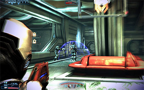Ignore the scene taking place behind the window, as you cannot destroy it and help the student - Mass Effect 3: Grissom Academy: Emergency Evacuation - walkthrough - Missions outside the Citadel - Mass Effect 3 Guide
