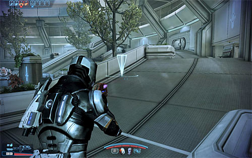 The first part of the battle will begin right after you open the new door - Mass Effect 3: Grissom Academy: Emergency Evacuation - walkthrough - Missions outside the Citadel - Mass Effect 3 Guide