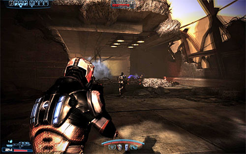 Choose the only available passageway leading to the next area of the map - Mass Effect 3: Tuchanka: Bomb - walkthrough - Missions outside the Citadel - Mass Effect 3 Guide