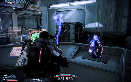 Before deciding to obtain the artifact marked by the game, you should take a look around the area to find some funds [3000 credits] [4000 credits], [Sniper Rifle Enhanced Scope], Med Station [50 EXP] and a journal entry [18 EXP] - Mass Effect 3: Cerberus Labs - N7 quests walkthrough - N7 missions - Mass Effect 3 Guide