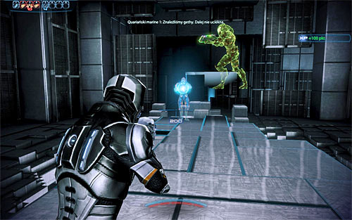 Proceed towards the third data cluster, having a conversation with Legion/Geth VI along the way and watching the third recording [100 PD] - Rannoch, Geth Fighter Squadrons - walkthrough - Main Missions - Mass Effect 3 Guide