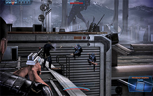 The gameplay itself will begin soon after the Reapers attack the building in which the Council meeting was taking place - Mass Effect 3: Priority, Earth - walkthrough - Main Missions - Mass Effect 3 Guide