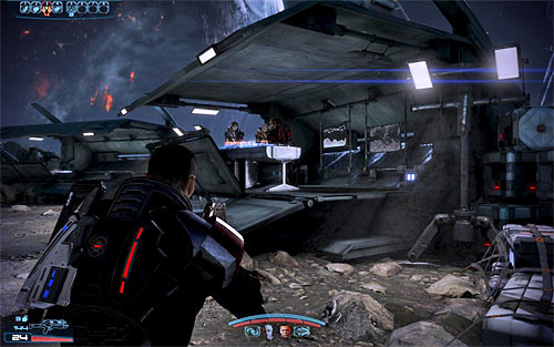 You will be let inside the base without any problem and it would be good to start off by looking around the area - Mass Effect 3: Priority, Palaven - walkthrough - Main Missions - Mass Effect 3 Guide
