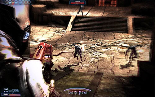 Dont think too much about the first conversation with Eve during the trip, because its going to be interrupted - Mass Effect 3: Priority, Tuchanka - walkthrough - Main Missions - Mass Effect 3 Guide