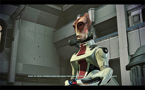 Begin by listening to a conversation with Mordin - Mass Effect 3: Priority, Tuchanka - walkthrough - Main Missions - Mass Effect 3 Guide