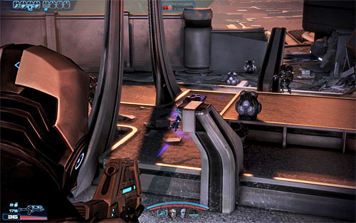 Head towards the balcony where the asari snipers are defending themselves - Mass Effect 3: Priority, Thessia - walkthrough - Main Missions - Mass Effect 3 Guide