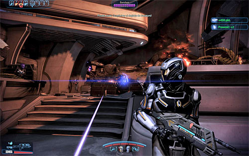 Slide down the ladder and continue your journey to the Kyris outpost - Mass Effect 3: Priority, Thessia - walkthrough - Main Missions - Mass Effect 3 Guide