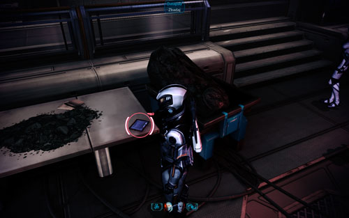 Datapad VI [2500 credits] - in the armchair in the watch room next to the room where the secret conference is held - Mahavid - Walkthrough - Mass Effect 3: Leviathan - Game Guide and Walkthrough