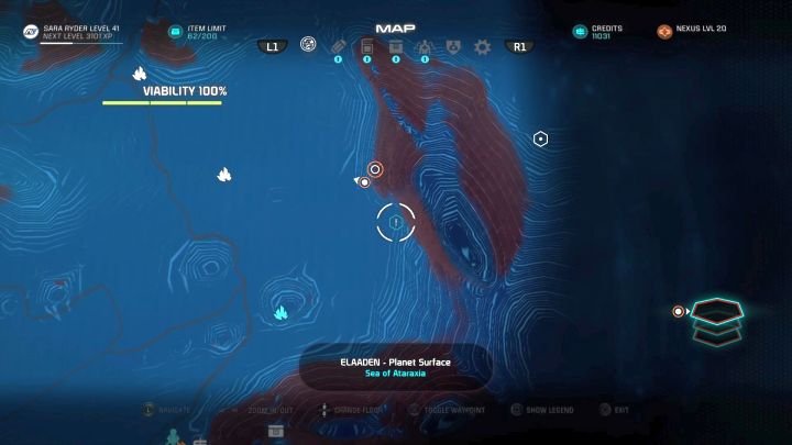 The missions starting point. - Aspirations | Elaaden - Elaaden - Mass Effect: Andromeda Game Guide