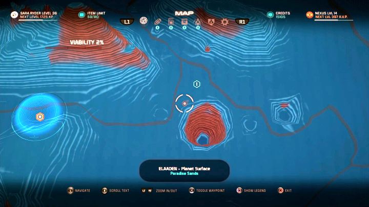 Nora Talliss location. - Hard Luck | Elaaden - Elaaden - Mass Effect: Andromeda Game Guide