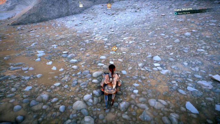 When you enter the wild fiend habitat, place the lure at the designated location. - Rising Tensions on Elaaden - Elaaden - Mass Effect: Andromeda Game Guide