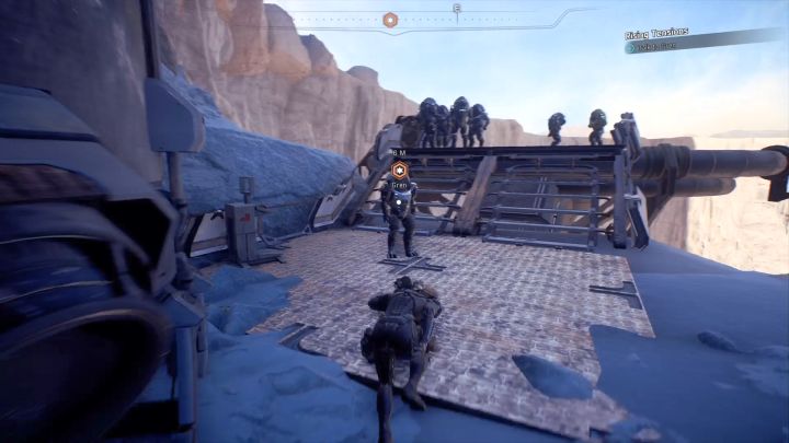 A conversation with Gren now awaits you. - Rising Tensions on Elaaden - Elaaden - Mass Effect: Andromeda Game Guide