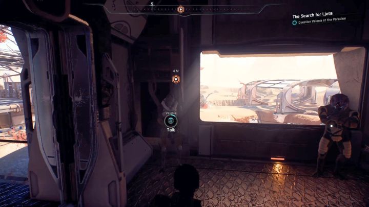 Velonia is hiding in the shadow. - Other quests on Elaaden - Elaaden - Mass Effect: Andromeda Game Guide