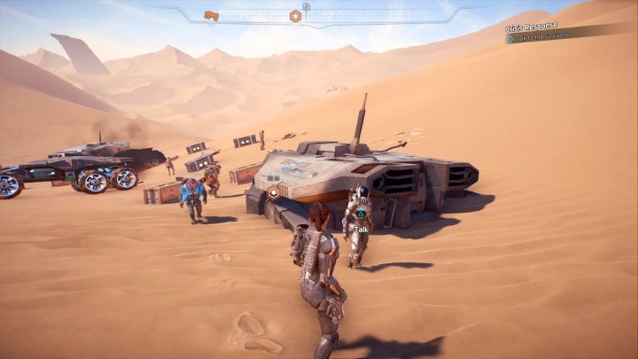 Finally, you just need to talk to any of the survivors. - Other quests on Elaaden - Elaaden - Mass Effect: Andromeda Game Guide