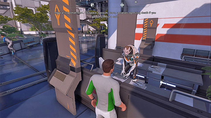 Use the rail to return to the Docking Area - Contagion | Nexus side quests - Nexus - Mass Effect: Andromeda Game Guide