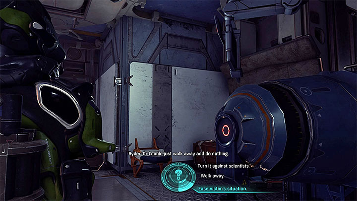 The moment of making the decision - Mind Games | Kadara side quests - Kadara - Mass Effect: Andromeda Game Guide