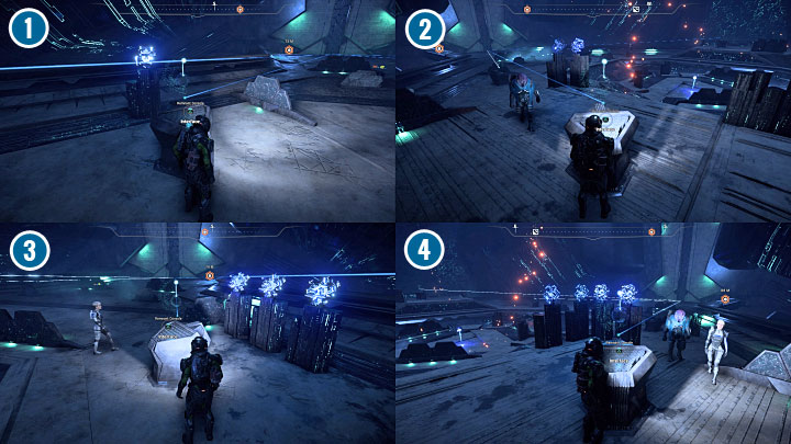 You are now standing before a small puzzle that sees you activate the neighboring consoles in the right succession - A Dying Planet | Havarl side quests - Havarl - Mass Effect: Andromeda Game Guide