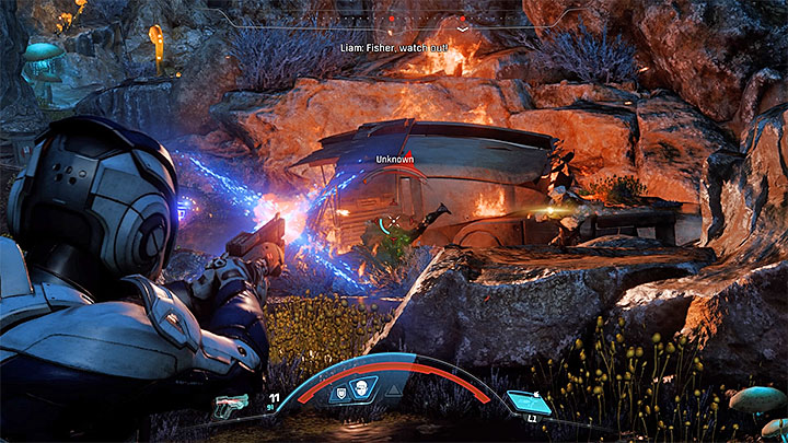 The aliens should be attacked one by one. Also, use covers during combat - Planetside | Priority Ops - Priority Ops (Main quests) - Mass Effect: Andromeda Game Guide