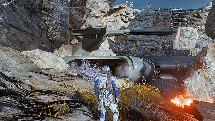 The ruins that can be investigated - Planetside | Priority Ops - Priority Ops (Main quests) - Mass Effect: Andromeda Game Guide