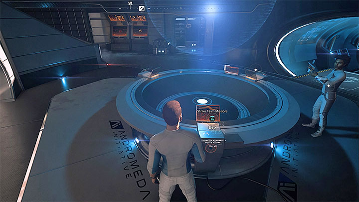 Use the terminal in Nexus or the terminal aboard the Tempest ship - First Strike | Priority Ops - Priority Ops (Main quests) - Mass Effect: Andromeda Game Guide