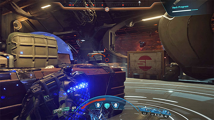 Defend yourself near the second access point Bron - Liam Kosta: All In (loyalty mission) | Allies and Relationships - Allies and Relationships quests - Mass Effect: Andromeda Game Guide