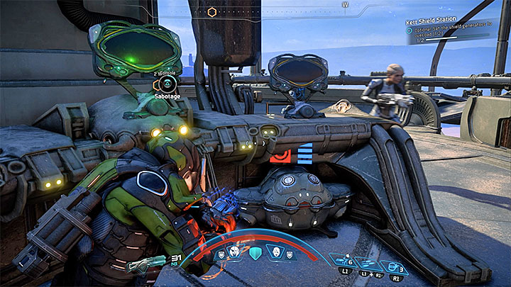 You can overload the generators and then the main console - Defeating the Kett | Eos side quests - Eos - Mass Effect: Andromeda Game Guide