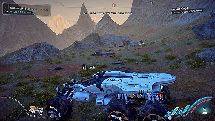 Spirits Ledge is in the south-east part of Kadaras wilderness and you can have some trouble with getting there - Precious Cargo | Kadara side quests - Kadara - Mass Effect: Andromeda Game Guide