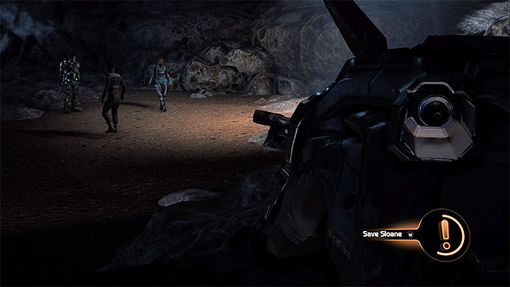 The Narrative Action connected with the sniper aiming at Sloane - High Noon | Kadara side quests - Kadara - Mass Effect: Andromeda Game Guide