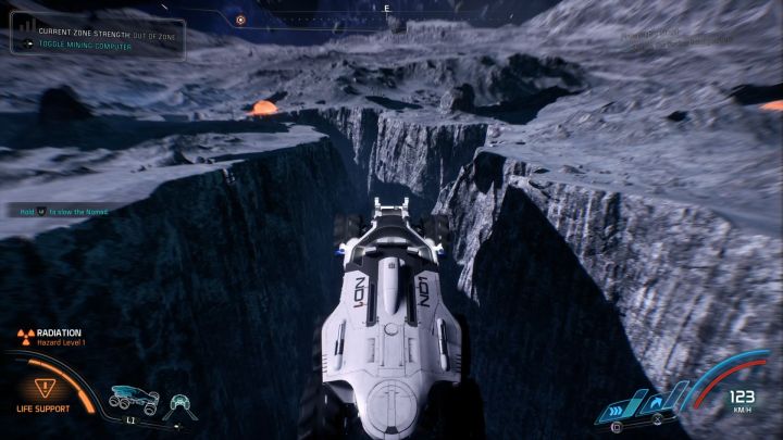 You now have to use the boost and jump all the time, tilting the left analog stick towards you - How to unlock the Hang Time trophy in Mass Effect: Andromeda? - Achievements / Trophies - Mass Effect: Andromeda Game Guide