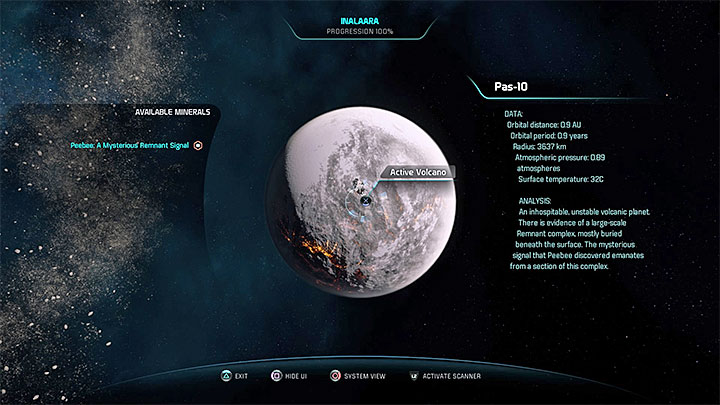 Examine the active volcano on planet Pas-10 - Peebee: A Mysterious Remnant Signal (loyalty mission) | Allies and Relationships - Allies and Relationships quests - Mass Effect: Andromeda Game Guide