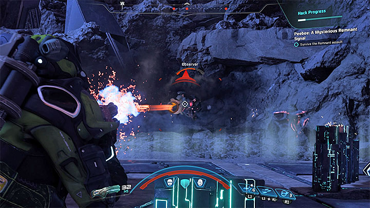 Stay close to the hacked console - Peebee: A Mysterious Remnant Signal (loyalty mission) | Allies and Relationships - Allies and Relationships quests - Mass Effect: Andromeda Game Guide