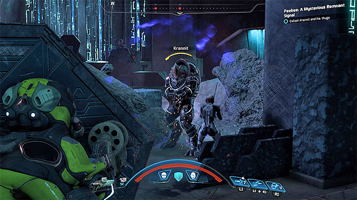 Krannit is very dangerous at a close distance - Peebee: A Mysterious Remnant Signal (loyalty mission) | Allies and Relationships - Allies and Relationships quests - Mass Effect: Andromeda Game Guide