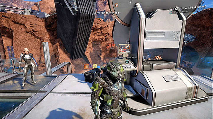 Use the communications array on the roof when you are ready for the big battle - Jaal Ama Darav: Friend or Foe? | Allies and Relationships - Allies and Relationships quests - Mass Effect: Andromeda Game Guide