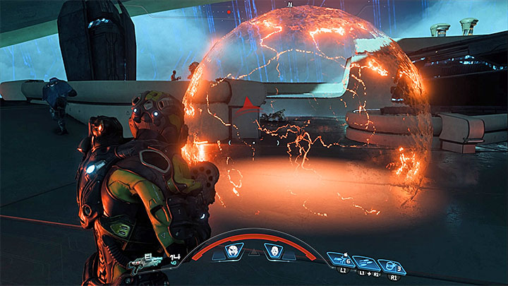 The fight with Behemoth is rather difficult because the creature is very durable and has a few special attacks - How to defeat the Behemoth on Kett Flagship? | Boss fights | Walkthrough - Boss battles - Mass Effect: Andromeda Game Guide