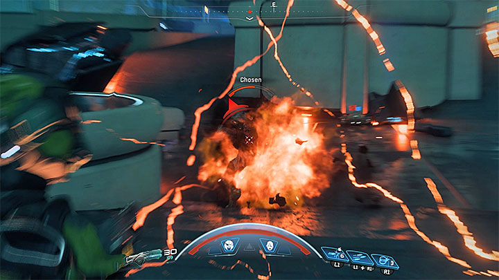 Quickly eliminate Behemoths helpers - How to defeat the Behemoth on Kett Flagship? | Boss fights | Walkthrough - Boss battles - Mass Effect: Andromeda Game Guide