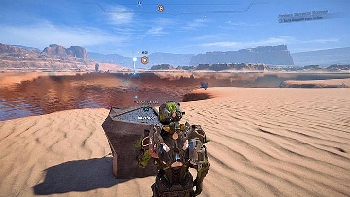 The Remnant Console is right next to the water reservoir - Peebee: Remnant Scanner | Allies and Relationships - Allies and Relationships quests - Mass Effect: Andromeda Game Guide