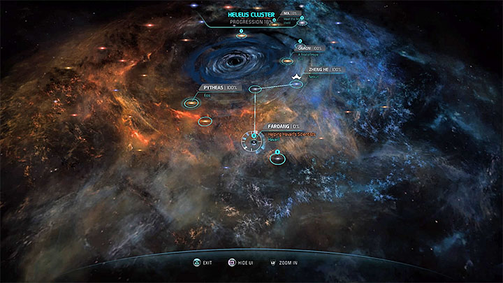 Faroang system is in the south part of Heleus Cluster - Helping Havarls Scientists | Priority Ops - Priority Ops (Main quests) - Mass Effect: Andromeda Game Guide