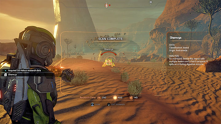 Scan the local flora and fauna during your exploration of Eos and other planets - Additional tasks | Nexus side quests - Nexus - Mass Effect: Andromeda Game Guide