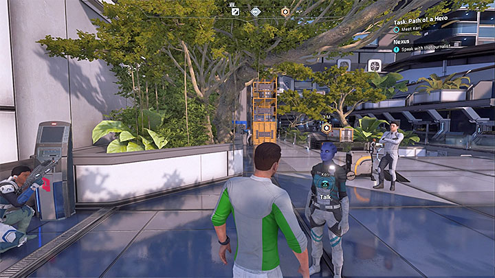 The journalist can be met on Nexus - Additional tasks | Nexus side quests - Nexus - Mass Effect: Andromeda Game Guide