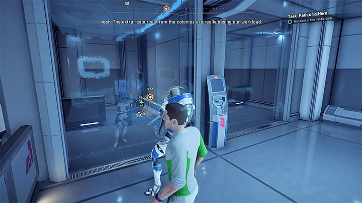 Speak with Keris producer and with her - you can find her in the prison - Additional tasks | Nexus side quests - Nexus - Mass Effect: Andromeda Game Guide