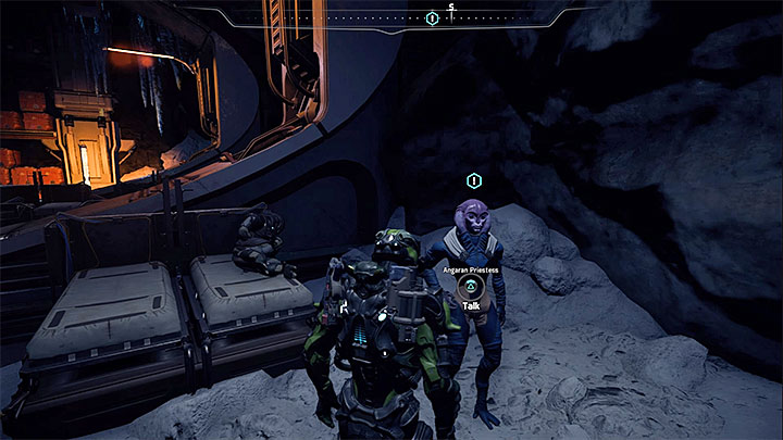 The priestess can be found in the resistances hideout - Reformation | Voeld side quests - Voeld - Mass Effect: Andromeda Game Guide