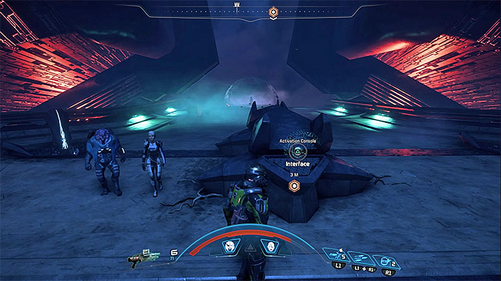 Go east again and, just like before, make precise jumps so you wont waste precious seconds by falling into abyss - Restoring a World | Voeld side quests - Voeld - Mass Effect: Andromeda Game Guide