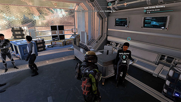 The quest giver can be found in one of the buildings in Eos outpost - Making An Impression | Eos side quests - Eos - Mass Effect: Andromeda Game Guide