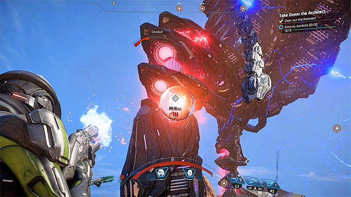 Shoot at the Architects limbs - Making An Impression | Eos side quests - Eos - Mass Effect: Andromeda Game Guide