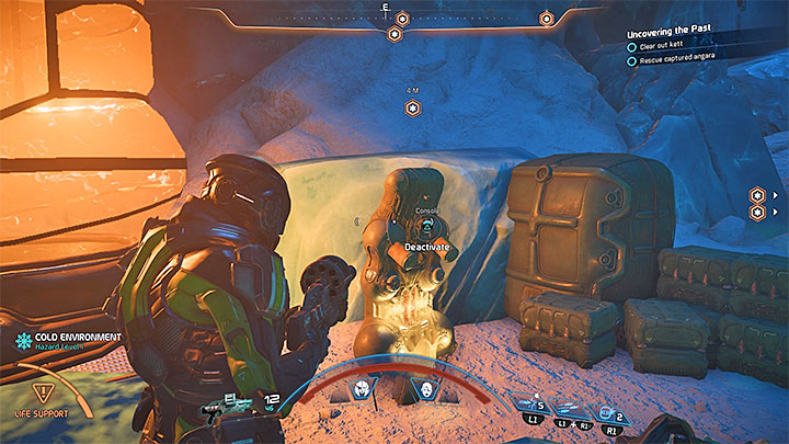 Use the consoles to free the imprisoned Angara - Uncovering the Past | Voeld side quests - Voeld - Mass Effect: Andromeda Game Guide