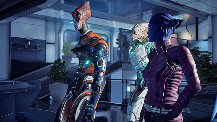 The meeting can be joined by other Pathfinders representing the three races - The Journey to Meridian | Priority Ops | Walkthrough - Priority Ops (Main quests) - Mass Effect: Andromeda Game Guide