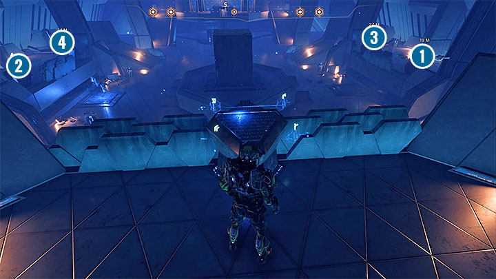 Take a look at the installation with the obelisk in the middle, as youll need to activate the consoles in correct order to reroute the power to the obelisk - The Journey to Meridian | Priority Ops | Walkthrough - Priority Ops (Main quests) - Mass Effect: Andromeda Game Guide