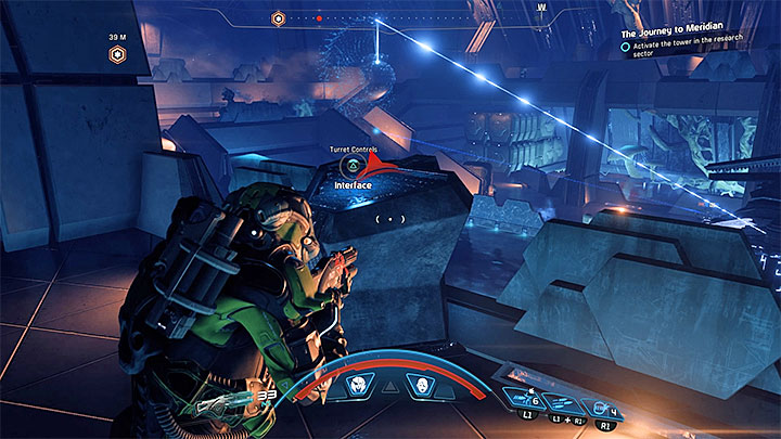 The consoles found on the upper floor offer an upper hand during the encounter - The Journey to Meridian | Priority Ops | Walkthrough - Priority Ops (Main quests) - Mass Effect: Andromeda Game Guide