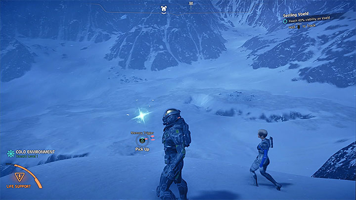 Check the hills near the place where you establish the outpost on Voeld - Ryder Family Secrets | Allies and Relationships - Allies and Relationships quests - Mass Effect: Andromeda Game Guide